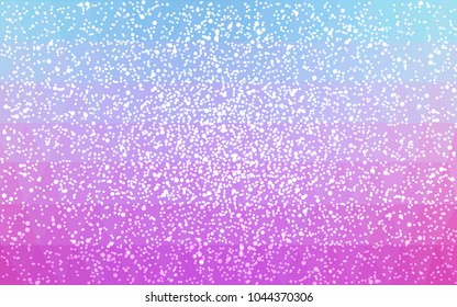 Light Blue, Red vector christmas postcard low polygon background. Illustration consisting of triangles. Abstract triangular polygonal origami or crystal design of New Year celebration.