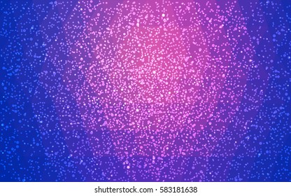 Light Blue, Red vector christmas postcard low polygon background. Illustration consisting of triangles. Abstract triangular polygonal origami or crystal design of New Year celebration.