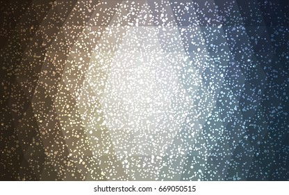 Light Blue, Red vector christmas polygon background. Low poly Illustration consisting of triangles with snowflakes. Texture background of New Year celebration.