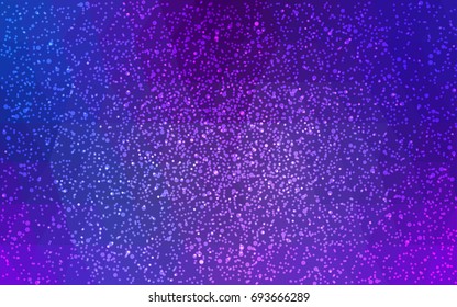 Light Blue, Red vector christmas polygon background. Low poly Illustration consisting of triangles with snowflakes. Texture background of New Year celebration.