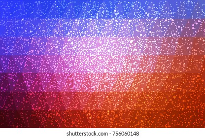 Light Blue, Red vector christmas polygon background. Low poly Illustration consisting of triangles with snowflakes. Texture background of New Year celebration.