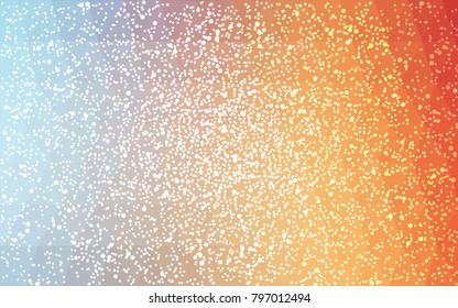 Light Blue, Red vector christmas postcard low polygon background. Illustration consisting of triangles. Abstract triangular polygonal origami or crystal design of New Year celebration.