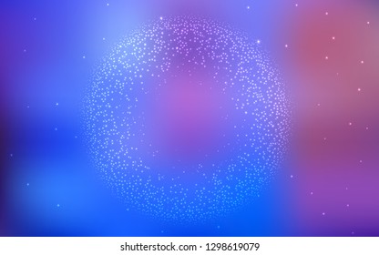 Light Blue, Red vector colorful blur backdrop. Shining colored illustration in smart style. Elegant background for a brand book.
