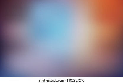 Light Blue, Red vector colorful blur background. Colorful illustration in abstract style with gradient. Background for a cell phone.