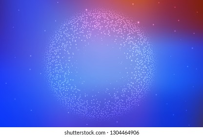 Light Blue, Red vector colorful abstract background. Colorful abstract illustration with gradient. Blurred design for your web site.