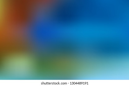 Light Blue, Red vector colorful blur backdrop. Modern abstract illustration with gradient. Background for a cell phone.