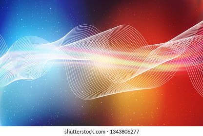 Light Blue, Red vector colorful blur background. A completely new colored illustration in blur style. Blurred design for your web site.