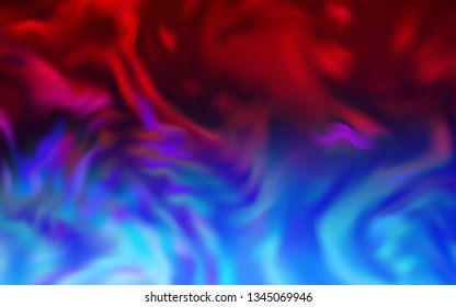 Light Blue, Red vector colorful abstract background. Modern abstract illustration with gradient. The best blurred design for your business.
