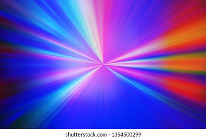 Light Blue, Red vector colorful abstract background. New colored illustration in blur style with gradient. Blurred design for your web site.