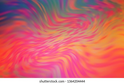 Light Blue, Red vector colorful abstract texture. New colored illustration in blur style with gradient. Smart design for your work.