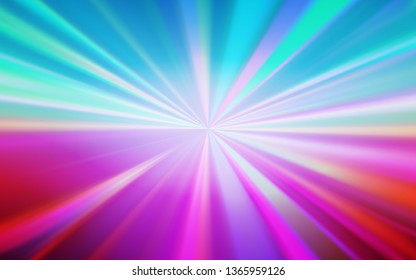 Light Blue, Red vector colorful blur backdrop. Creative illustration in halftone style with gradient. Completely new design for your business.