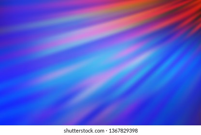 Light Blue, Red vector colorful abstract texture. Glitter abstract illustration with gradient design. New way of your design.