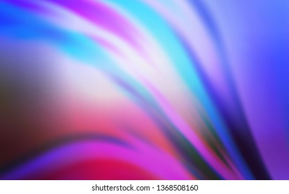 Light Blue, Red vector colorful blur background. Glitter abstract illustration with gradient design. New design for your business.
