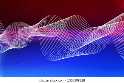 Light Blue, Red vector colorful abstract background. Creative illustration in halftone style with gradient. New design for your business.