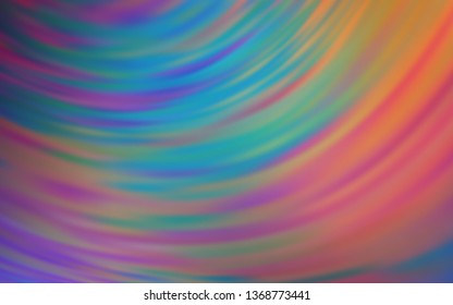Light Blue, Red vector colorful blur background. An elegant bright illustration with gradient. New design for your business.