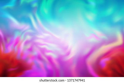 Light Blue, Red vector colorful abstract background. Shining colored illustration in smart style. Completely new design for your business.