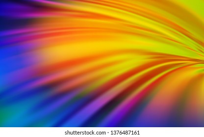 Light Blue, Red vector colorful abstract texture. Creative illustration in halftone style with gradient. New style for your business design.