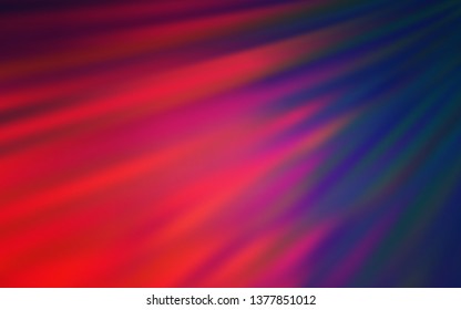 Light Blue, Red vector colorful blur backdrop. Modern abstract illustration with gradient. Background for designs.