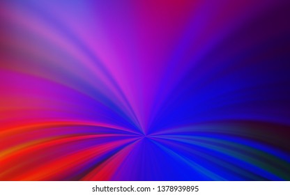 Light Blue, Red vector colorful blur background. An elegant bright illustration with gradient. The best blurred design for your business.