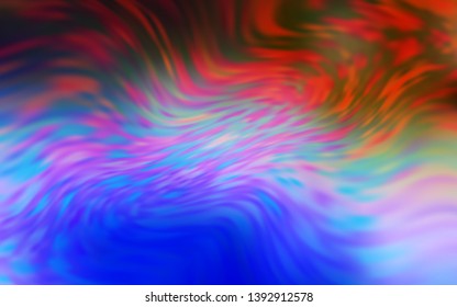 Light Blue, Red vector colorful blur background. Abstract colorful illustration with gradient. Background for a cell phone.