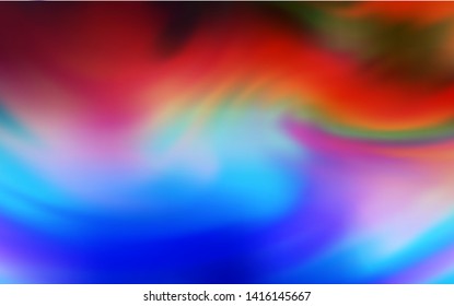 Light Blue, Red vector colorful abstract background. Glitter abstract illustration with gradient design. Blurred design for your web site.