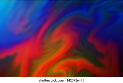 Light Blue, Red vector colorful blur backdrop. Modern abstract illustration with gradient. New style for your business design.