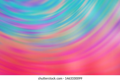 Light Blue, Red vector colorful abstract background. Colorful illustration in abstract style with gradient. The best blurred design for your business.