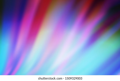 Light Blue, Red vector colorful abstract background. A completely new colored illustration in blur style. New way of your design.