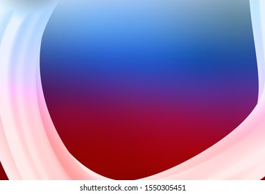 Light Blue, Red vector colorful abstract texture. Glitter abstract illustration with gradient design. Completely new design for your business.