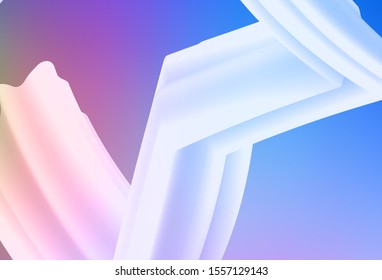 Light Blue, Red vector colorful blur backdrop. Abstract colorful illustration with gradient. Smart design for your work.