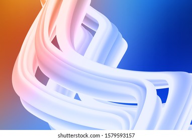 Light Blue, Red vector colorful blur background. Colorful illustration in abstract style with gradient. Background for designs.