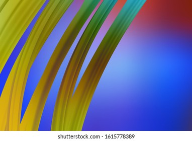 Light Blue, Red vector colorful blur backdrop. Glitter abstract illustration with gradient design. Blurred design for your web site.