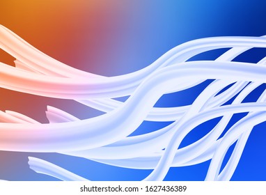 Light Blue, Red vector colorful abstract background. Shining colorful illustration in smart style. New way of your design.