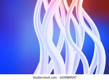 Light Blue, Red vector colorful blur background. New colored illustration in blur style with gradient. Blurred design for your web site.