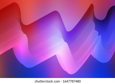 Light Blue, Red vector colorful abstract background. Shining colored illustration in smart style. Blurred design for your web site.