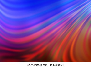 Light Blue, Red vector colorful blur backdrop. An elegant bright illustration with gradient. Smart design for your work.