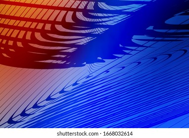 Light Blue, Red vector colorful abstract background. Glitter abstract illustration with gradient design. New style design for your brand book.