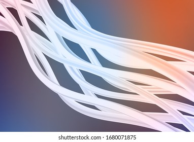 Fondo azul claro, rojo vectorial de color negro. Nueva ilustración de color en estilo borroso con degradado. Fondo para los diseños.