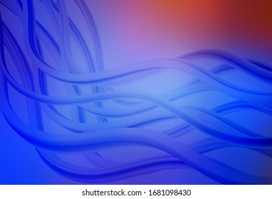 Light Blue, Red vector colorful blur background. Abstract colorful illustration with gradient. New style for your business design.