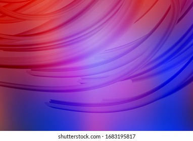 Light Blue, Red vector colorful blur background. An elegant bright illustration with gradient. New way of your design.