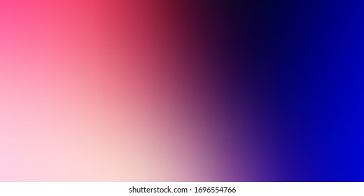 Light Blue, Red vector colorful blur background. Gradient abstract illustration with blurred colors. Sample for your web designers.