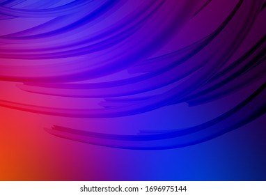 Hellblauer, rote Vektorillustration bunter unscharfer Hintergrund. Eine komplett neue farbige Illustration im unscharfen Stil. Kluges Design für Ihre Arbeit.