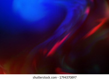 Light Blue, Red vector colorful abstract texture. Colorful abstract illustration with gradient. Blurred design for your web site.