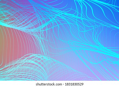 Light Blue, Red vector colorful blur background. Modern abstract illustration with gradient. Background for a cell phone.