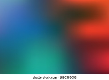 Light Blue, Red vector colorful blur background. Colorful illustration in abstract style with gradient. New way of your design.