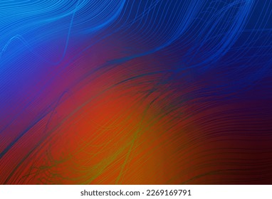 Light Blue, Red vector colorful blur backdrop. Colorful abstract illustration with gradient. Blurred design for your web site.