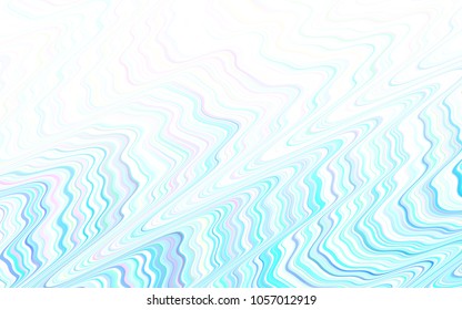 Light Blue, Red vector cover with stright stripes. Decorative shining illustration with lines on abstract template. Template for your beautiful backgrounds.
