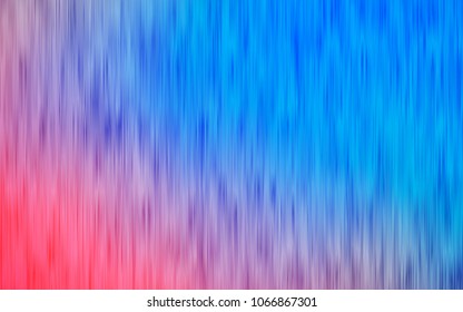 Light Blue, Red vector cover with long lines. Lines on blurred abstract background with gradient. The template can be used as a background.