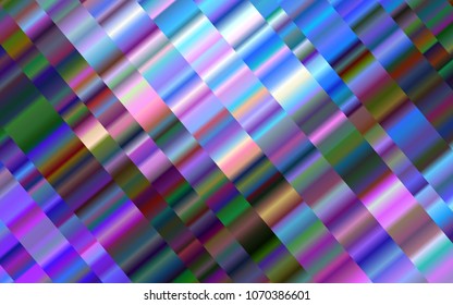 Light Blue, Red vector cover with long lines. Shining colored illustration with narrow lines. The pattern can be used as ads, poster, banner for commercial.