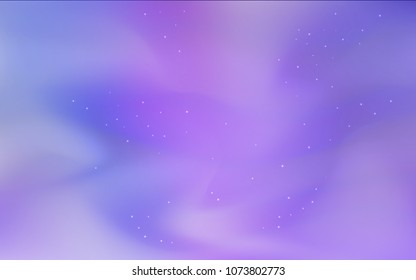 Light Blue, Red vector cover with astronomical stars. Modern abstract illustration with Big Dipper stars. Pattern for astronomy websites.